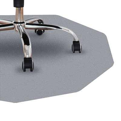 Floortex Cleartex 9Mat Carp et Chair Mat, 38 x 39, Designed for Medium-Pile Carpet, Clear Polycarb