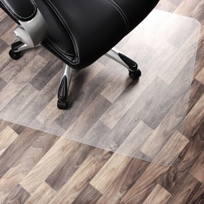 Floortex Cleartex Unomat Hard Floor and Carpet Tiles Chair Mat, 35 x 47, Clear Polycarbonate (1289