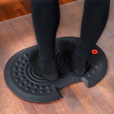 Floortex AFS-TEX 2000X Active Anti-Fatigue Mat, 24 x 16, Black (FCA21624XBK)