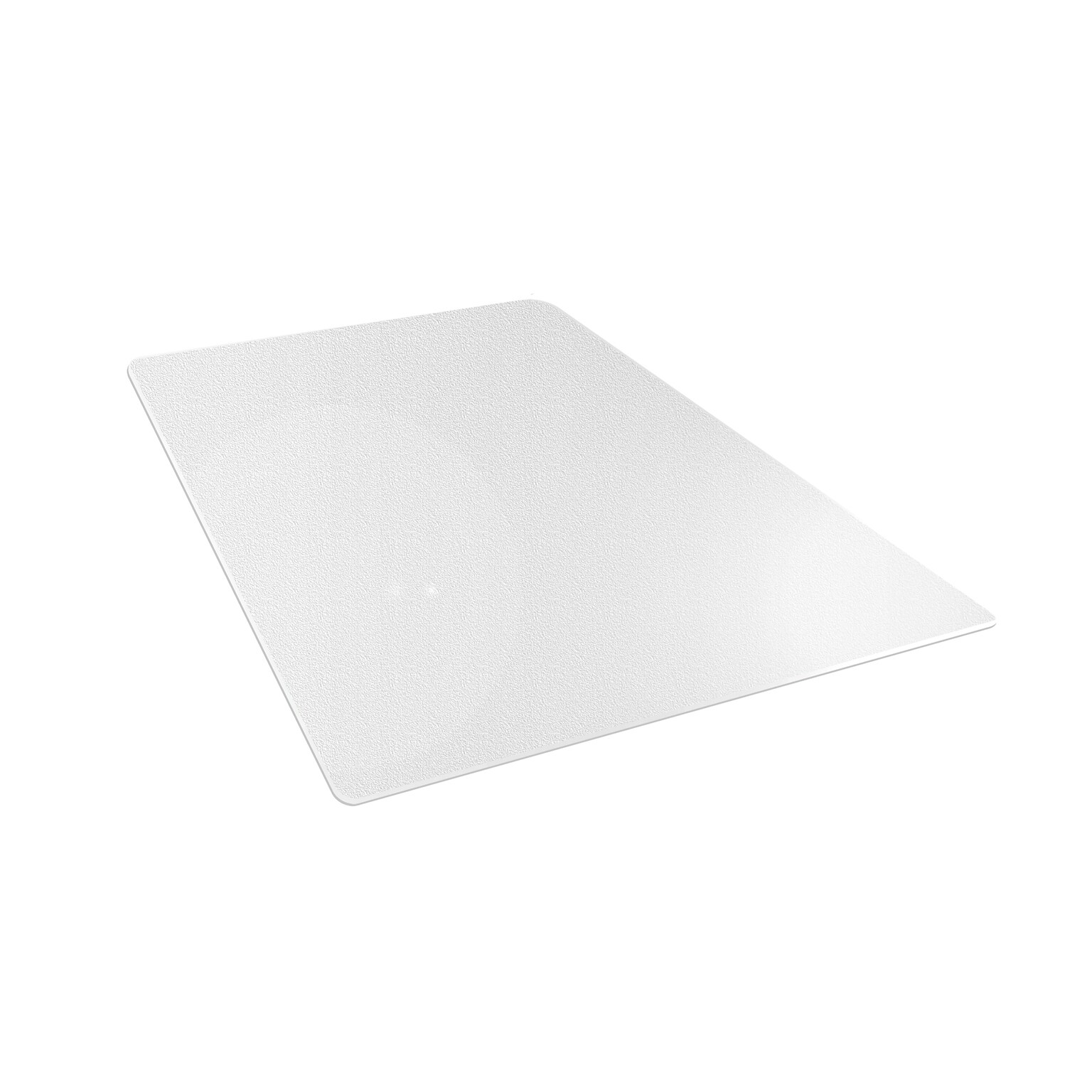 Floortex Cleartex Megamat Carpet & Hard Floor Chair Mat, 46 x 53, Clear Polycarbonate (FCM121345ER)
