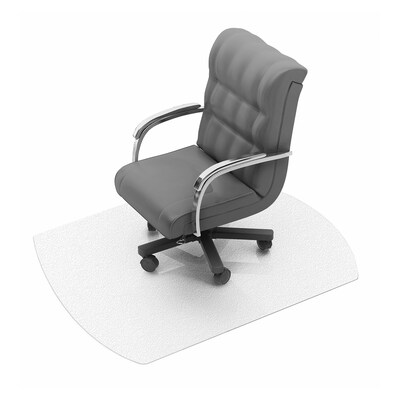 Floortex Ultimat Cleartex Carpet Chair Mat, 39 x 49", Designed for Medium-Pile Carpets, Clear Polycarbonate (119923SR)