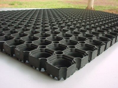 Floortex Doortex Octomat Heavy Duty Outdoor Entrance Mat 40"x60" Black(FR4101522OCBK)
