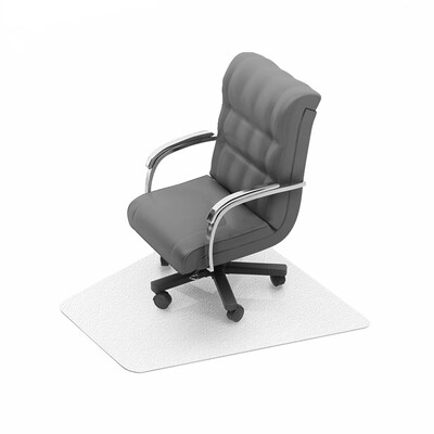 Floortex Ultimat Cleartex Carpet Chair Mat, 48" x 60", Designed for Medium-Pile Carpet, Clear Polycarbonate (1115023TR)