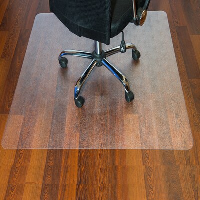 Floortex Ultimat Cleartex Hard Floor Chair Mat, 48 x 53, Clear Polycarbonate (1213419ER)