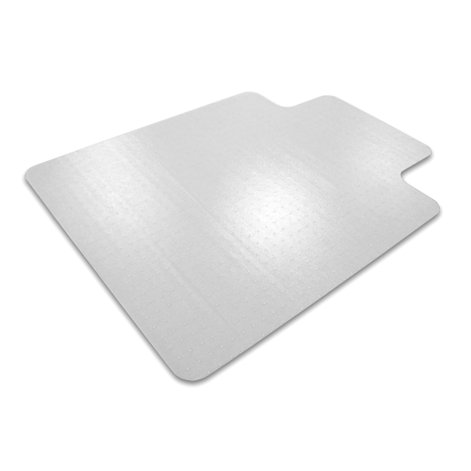 Floortex Computex Advantagemat Carpet Chair Mat with Lip, 45 x 53, Medium-Pile, Clear (31341526LV)