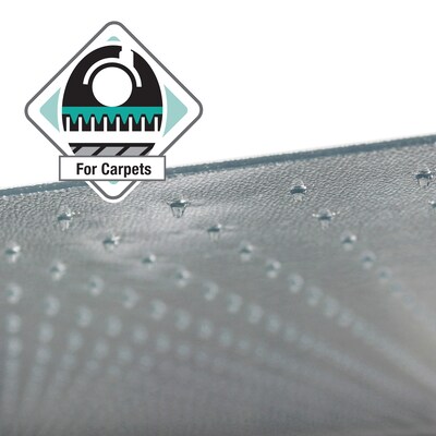 Floortex Cleartex Ultimat Carpet Chair Mat, 60" x 118", Clear Polycarbonate (FR1115030023ER)