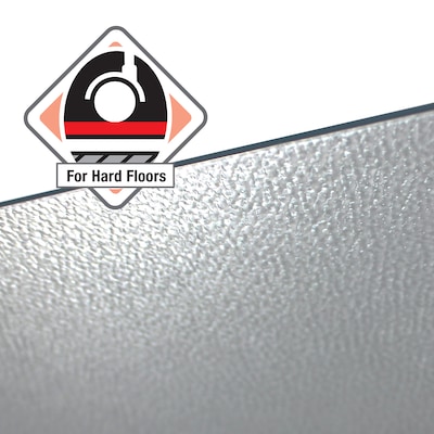 Floortex Cleartex Ultimat Hard Floor Chair Mat, 71" x 79", Clear Polycarbonate (1218020019ER)