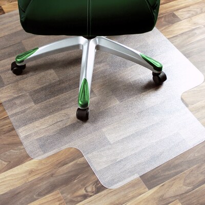Floortex Cleartex AdvantagematPlus Hard Floor Chair Mat with Lip, 36 x 48, Clear APET (NCCMFLAS000