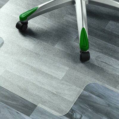 Floortex Cleartex AdvantagematPlus Hard Floor Chair Mat with Lip, 36" x 48", Clear APET (NCCMFLAS0003)