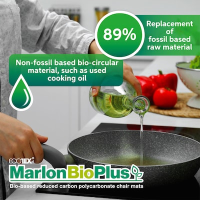 Floortex Ecotex BioPlus Hard Floor Chair Mat, 29" x 47", Clear Bio Based Polycarbonate (NCCMFLBS0001)