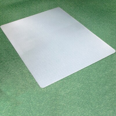 Floortex Revolutionmat Carpet Chair Mat, 29" x 46", Designed for Low-Pile Carpet, Translucent Polypropylene (NCMFLLGC0001)
