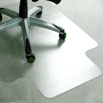 Floortex Cleartex Advantagemat Plus Carpet Chair Mat with Lip, 36 x 48, Clear APET (NCCMFLAG0003)