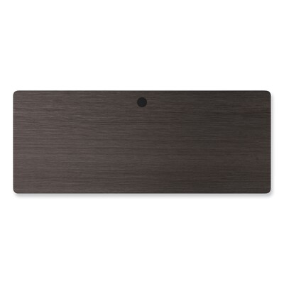 Alera Modern Teacher Series 60W Pedestal Desk, Charcoal Woodgrain/Gray (MSD6024CH)