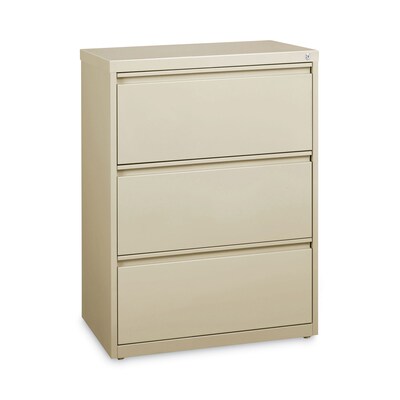 Alera Commercial 3-Drawer Lateral File Cabinet, Letter/Legal Size, Lockable, 40.25H x 30W x 18.62