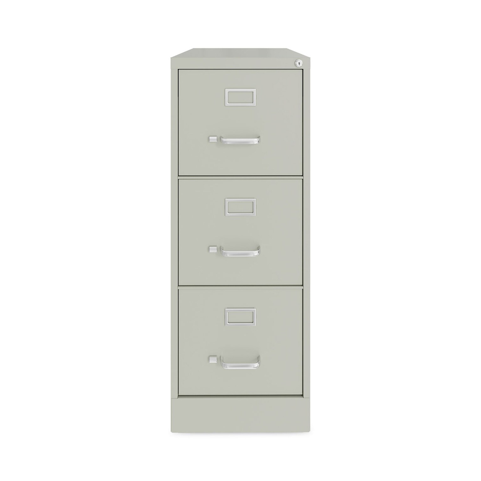 Alera Commercial 3-Drawer Vertical File Cabinet, Letter Size, Lockable, 40.19H x 15W x 22D, Light Gray (HVF1541LG)
