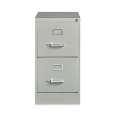 Alera Commercial 2-Drawer Vertical File Cabinet, Letter Size, Lockable, 28.37H x 15W x 22D, Light