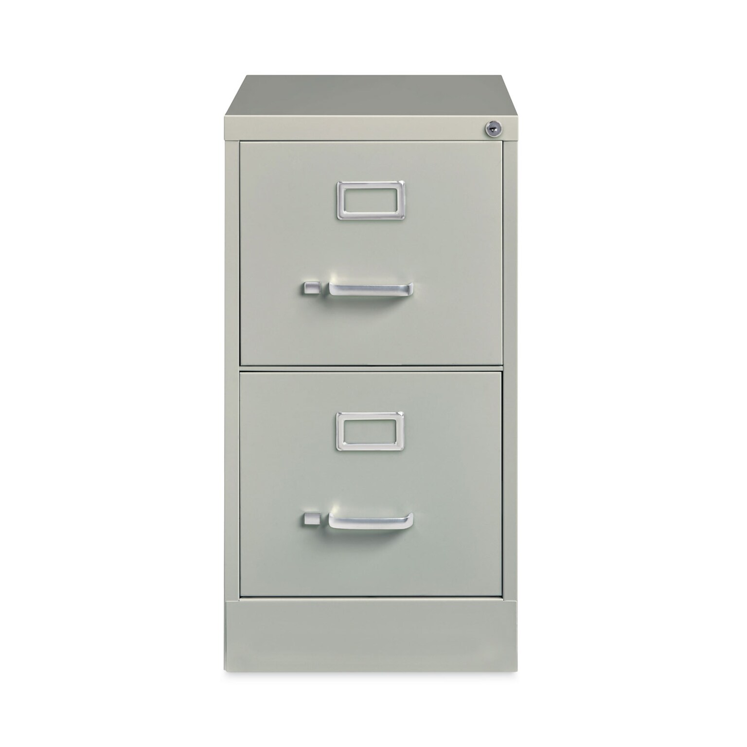 Alera Commercial 2-Drawer Vertical File Cabinet, Letter Size, Lockable, 28.37H x 15W x 22D, Light Gray (HVF152229LG)