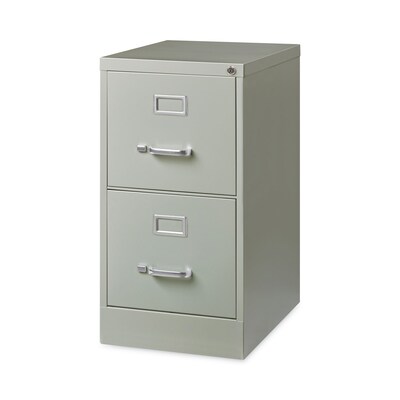 Alera Commercial 2-Drawer Vertical File Cabinet, Letter Size, Lockable, 28.37H x 15W x 22D, Light