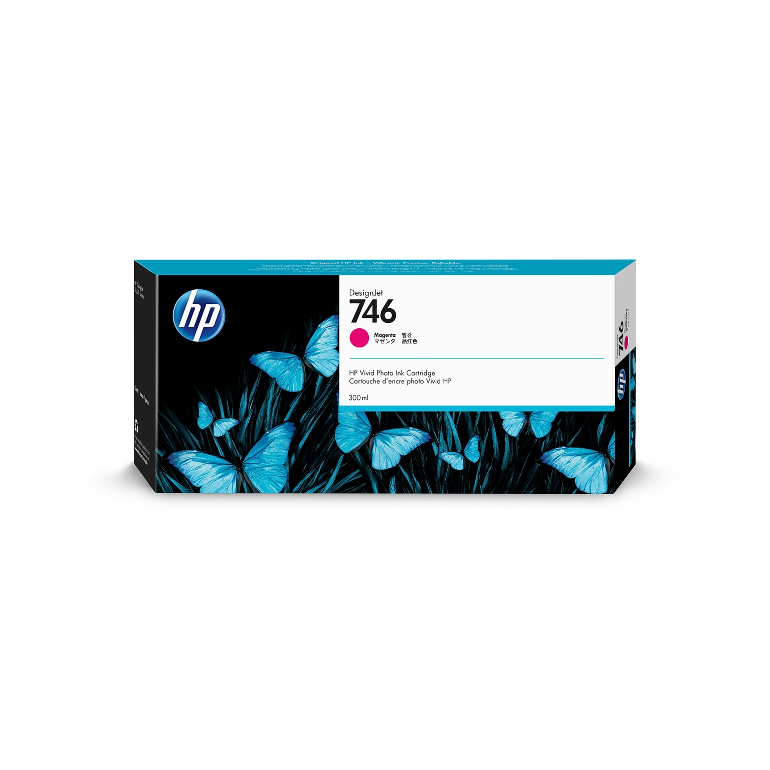 HP 746 Magenta Standard Yield Ink Cartridge (P2V78A)