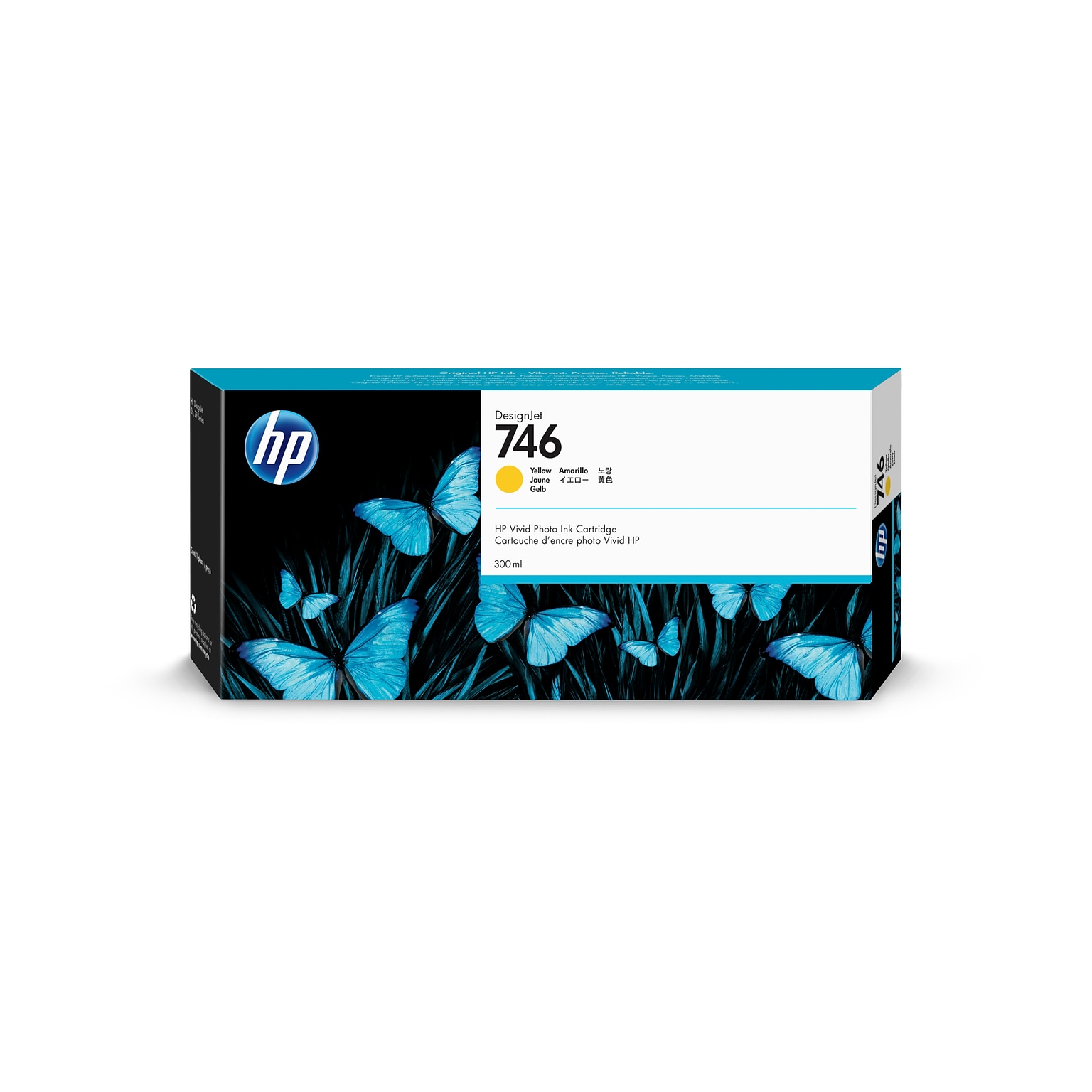 HP 746 Yellow Standard Yield Ink Cartridge (P2V79A)