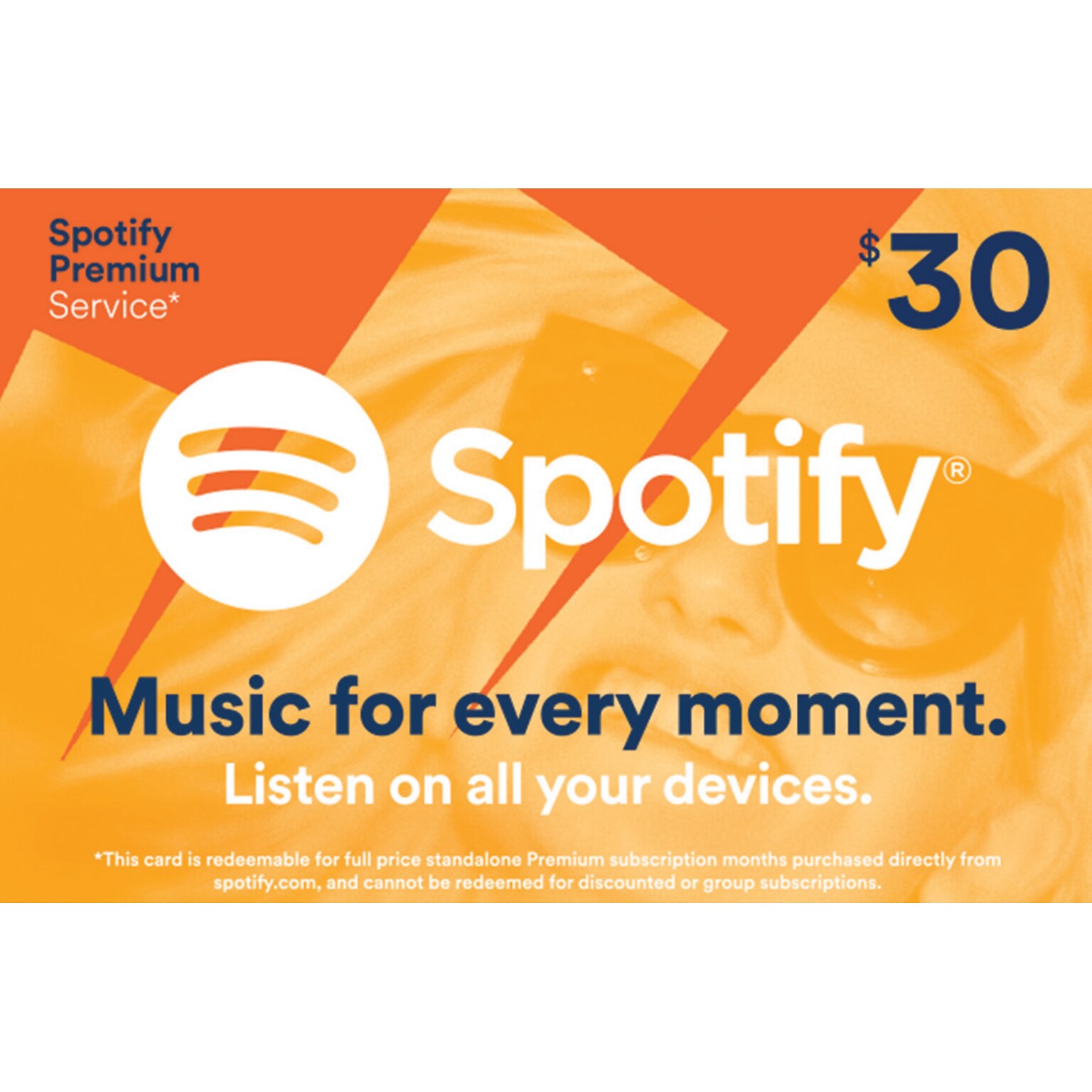 Spotify Gift Card $ 30 (89137B3000)