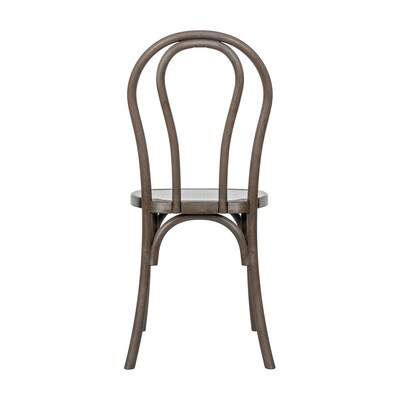 Flash Furniture HERCULES Contemporary Wood Look Resin Thonet Style Dining Chair, Dark Brown, 2/Pack (2L9M5DKBRN)