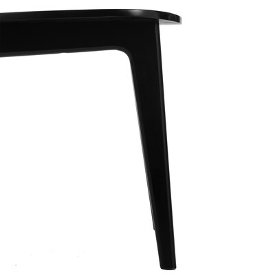 Flash Furniture Verona Contemporary Solid Wood Dining Chair, Black, 2/Pack (2XUCH103673BLK)
