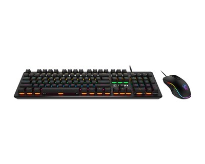 MSI FORGE GK300 Wired Gaming Mechanical Blue Switches Keyboard , Black (FORGEGK300C)