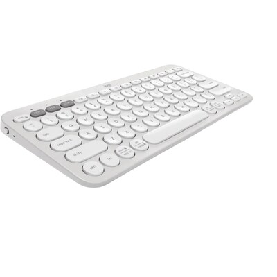 Logitech PEBBLE KEYS 2 K380S Wireless Slim Keyboard , Tonal White (920-011776)