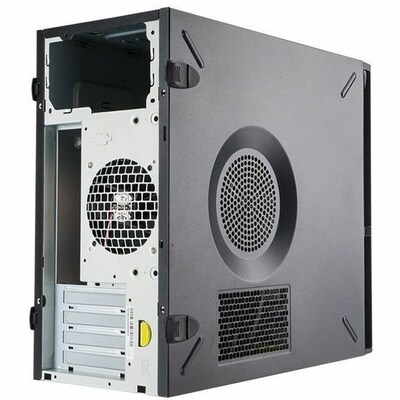 In Win Z Series Mini ITX Mini-Tower Computer Case, Black/Silver (Z583.CQ450TB3)