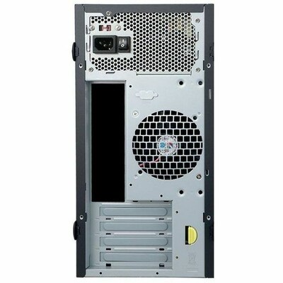 In Win Z Series Mini ITX Mini-Tower Computer Case, Black/Silver (Z583.CQ450TB3)