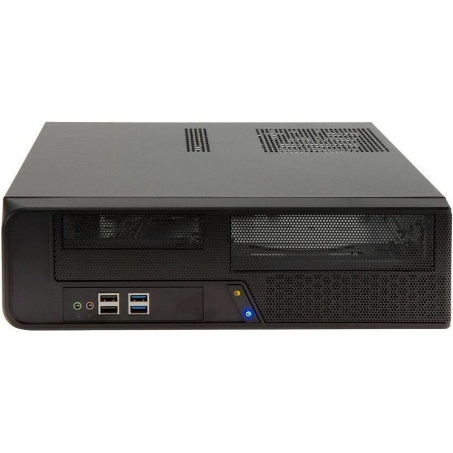 In Win BL Series Micro ATX Mini-Tower Computer Case, Black (BL040.FF300TB3F)