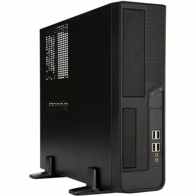 In Win BL Series Micro ATX Mini-Tower Computer Case, Black (BL040.FF300TB3F)