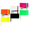 Inkology Pocket Journal, 4.1 x 5.8, College Ruled, Multicolor, 12/Pack (INK-3724-12)