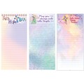 Inkology Faith Magnetic Memo Pads, Assorted, 7.5 x 3.5, 12 Pack (6985)