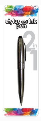 Inkology Mini Stylus Pen, Assorted, 6/Pack (1133)
