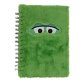 Inkology Fluffles Journal, 5.8 x 8.3, College Ruled, Green, 6/Pack (INK-6374-06)