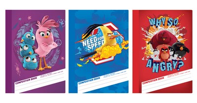 Angry Birds Composition Book, Wide Ruled, Assorted, 9.5 x 7.5, 12 Pack (7289)