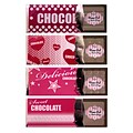 Inkology Chocolate Bar Memo Pad, Assorted, 6.75 x 2.25, 12 Pack (6701)