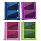 Inkology Oversized Binder Pencil Pouch, Assorted, 8 Pack (4790)
