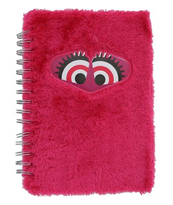 Inkology Fluffles Journal, 5.8 x 8.3, College Ruled, Pink, 6/Pack (INK-6299-06)