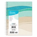 2019 Brown Trout 6 x 7.75 Weekly Desk Planner with Large Print, Seaside Manor, Ocean and Beach Art (9781465079534)
