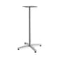 HON Between X-Base, Standing Height, For 30" and 36" Tops, Textured Silver Finish, (HONBTX42SPR8)