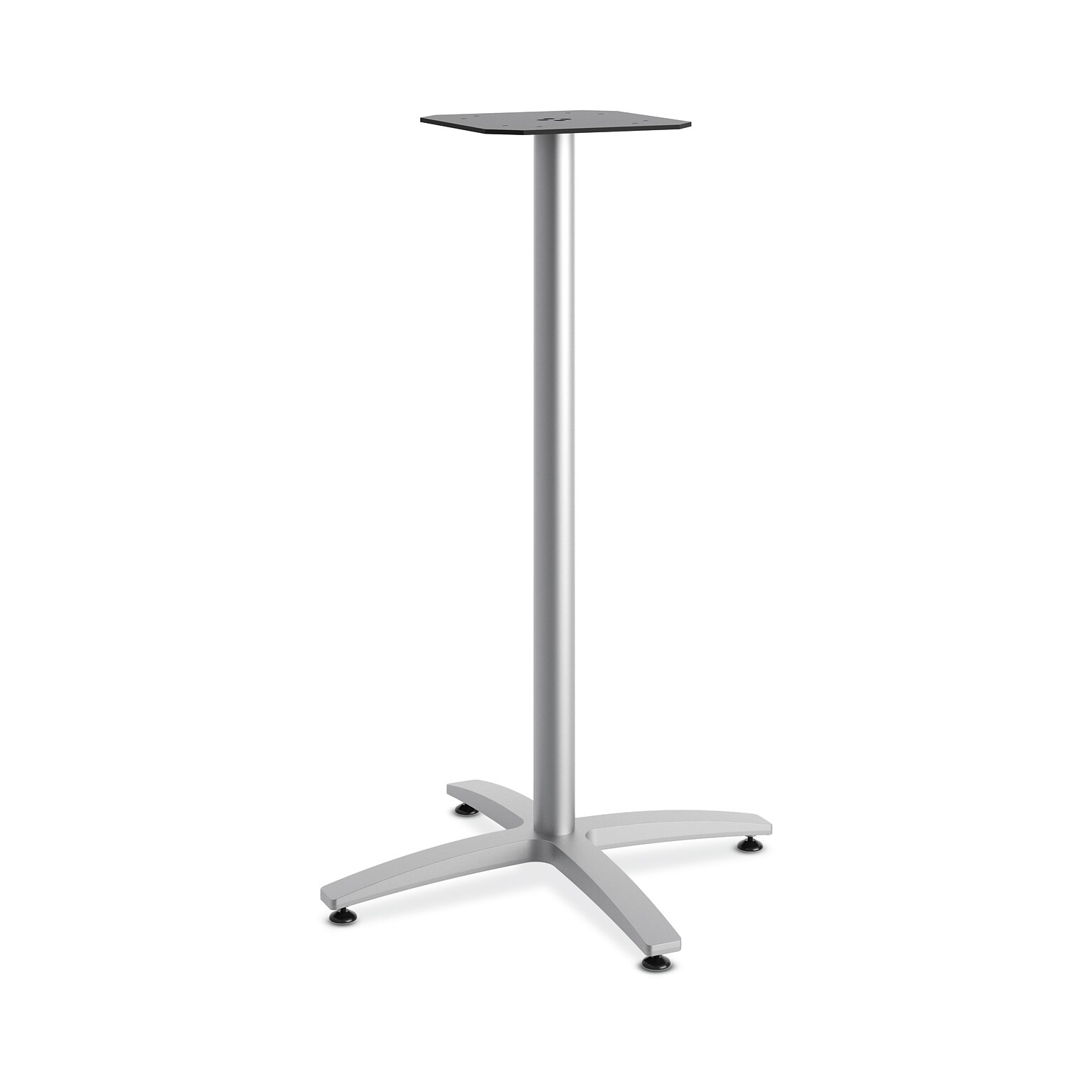 HON Between X-Base, Standing Height, For 30 and 36 Tops, Textured Silver Finish, (HONBTX42SPR8)