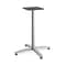 HON Between X-Base, Seated Height, For 30 and 36 Tops, Textured Silver Finish, (HONBTX30SPR8)
