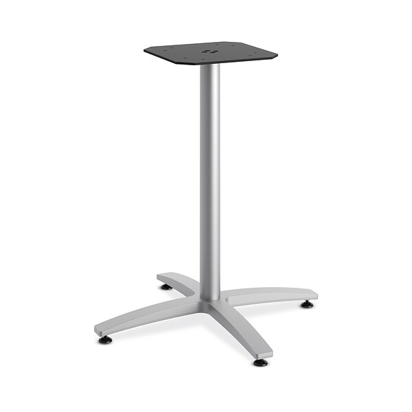 HON Between X-Base, Seated Height, For 30 and 36 Tops, Textured Silver Finish, (HONBTX30SPR8)