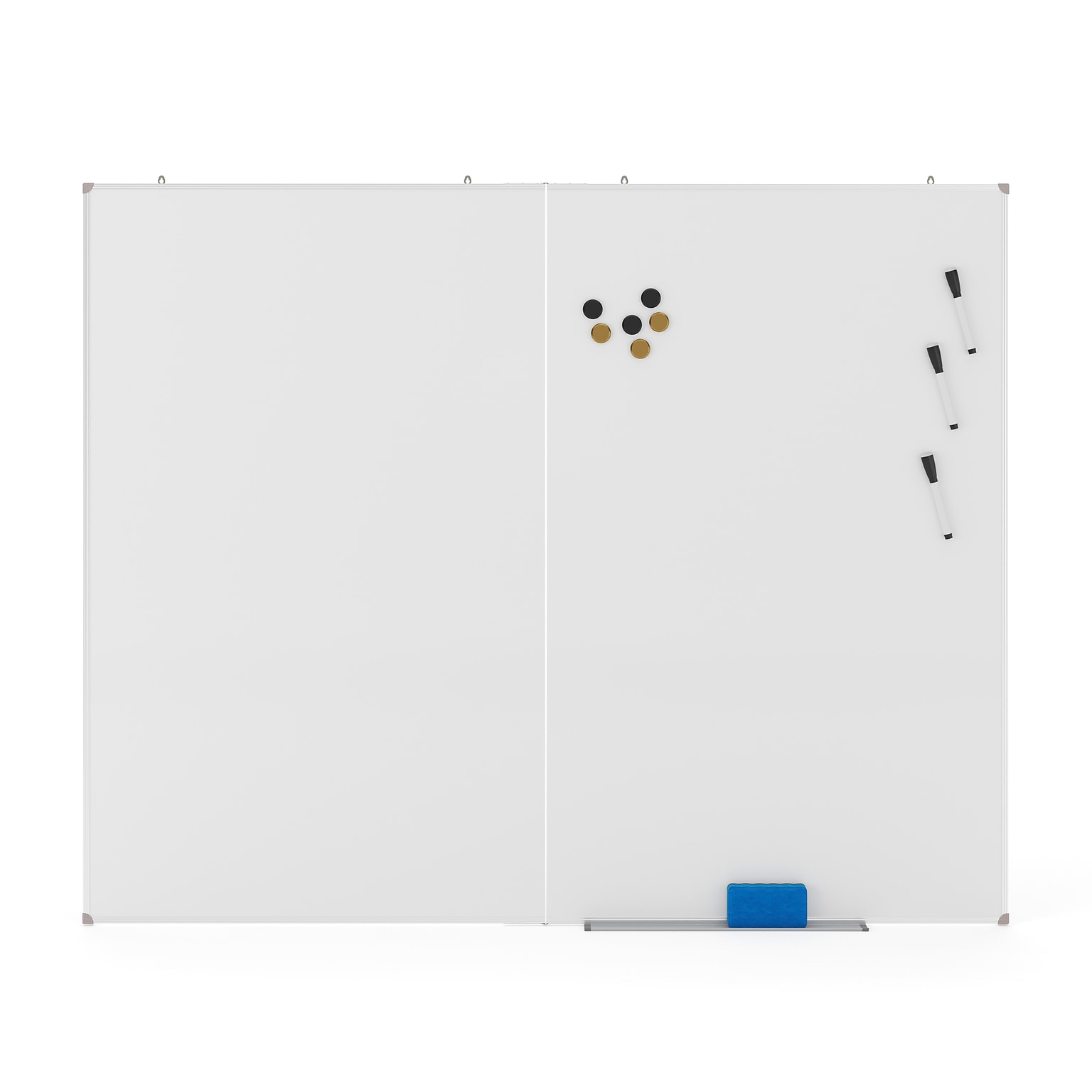 Flash Furniture HERCULES Magnetic Dry-Erase Whiteboard, 60 x 48 (BRFMW761224860)
