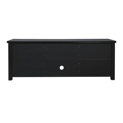 Flash Furniture Sheffield Classic TV Stand, Screens up to 80", Black (GCMBLK65BLK)
