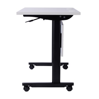 Flash Furniture Palmer 60"W x 24"D Foldable Training Room Table, Laminate, Gray Tabletop/Black Frame (MTM6024TLEGGB)