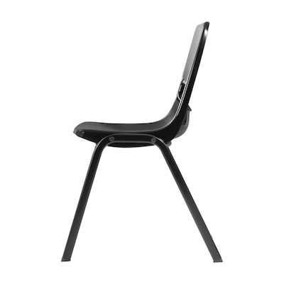 Flash Furniture HERCULES 24"W Student Desk w/ Classroom Stack Chair, Granite Desktop/Silver Frame/Black Chair (FDDESKGYGSCH3BB)